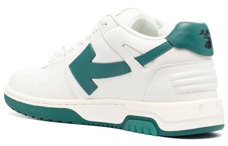 Off-White Out Of Office Low-Top Sneaker 'Green White' OMIA189F22LEA0010155 - 3