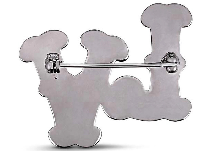 Louis Vuitton Louis Vuitton LV Ranch Brooch Silver outlook