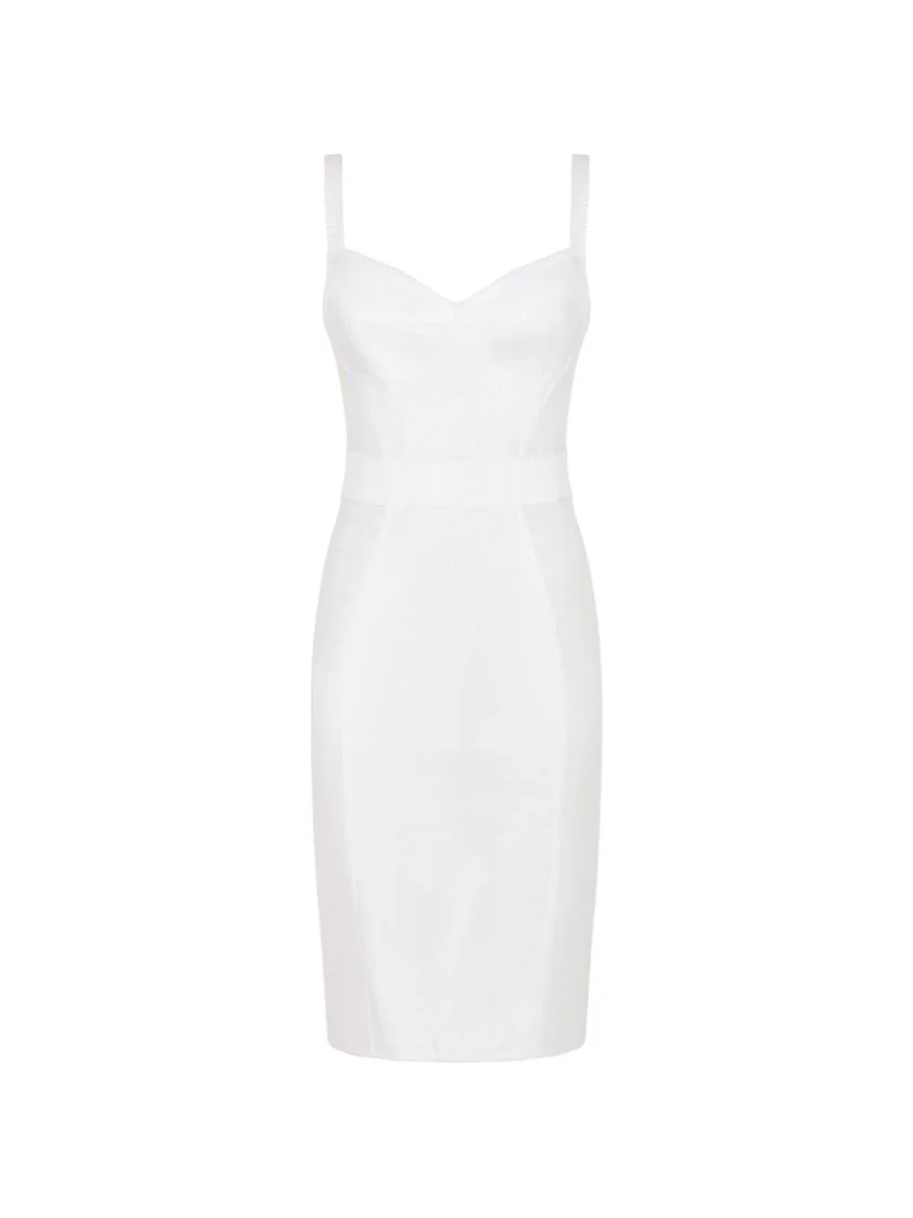 lace panel corset dress - 1