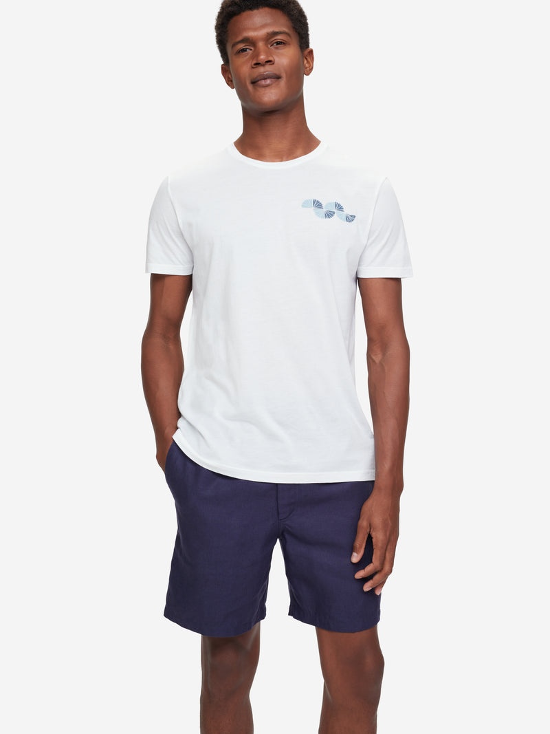 Men's T-Shirt Ripley 9 Pima Cotton Blue - 3