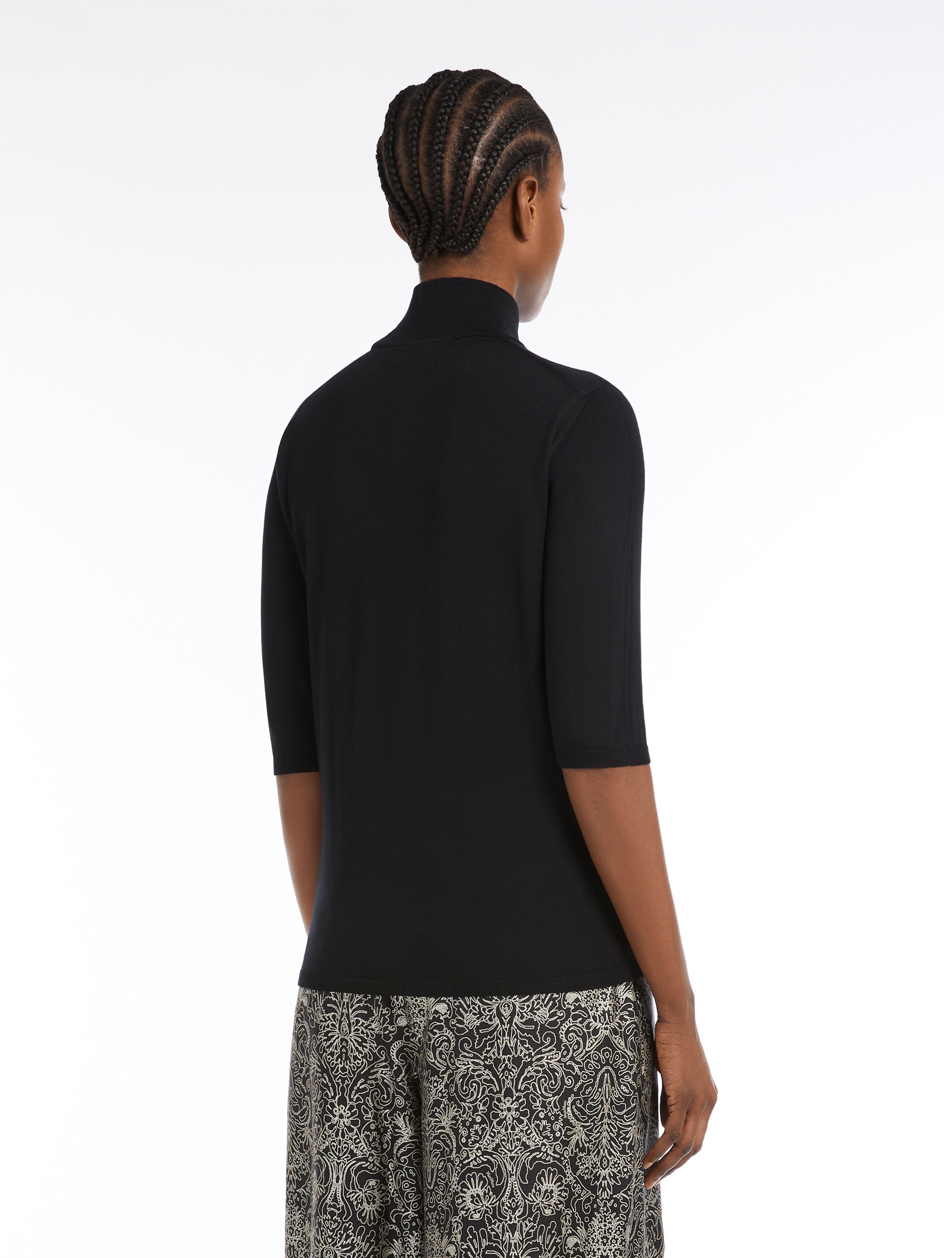 CECINA Wool knit turtleneck jumper - 4