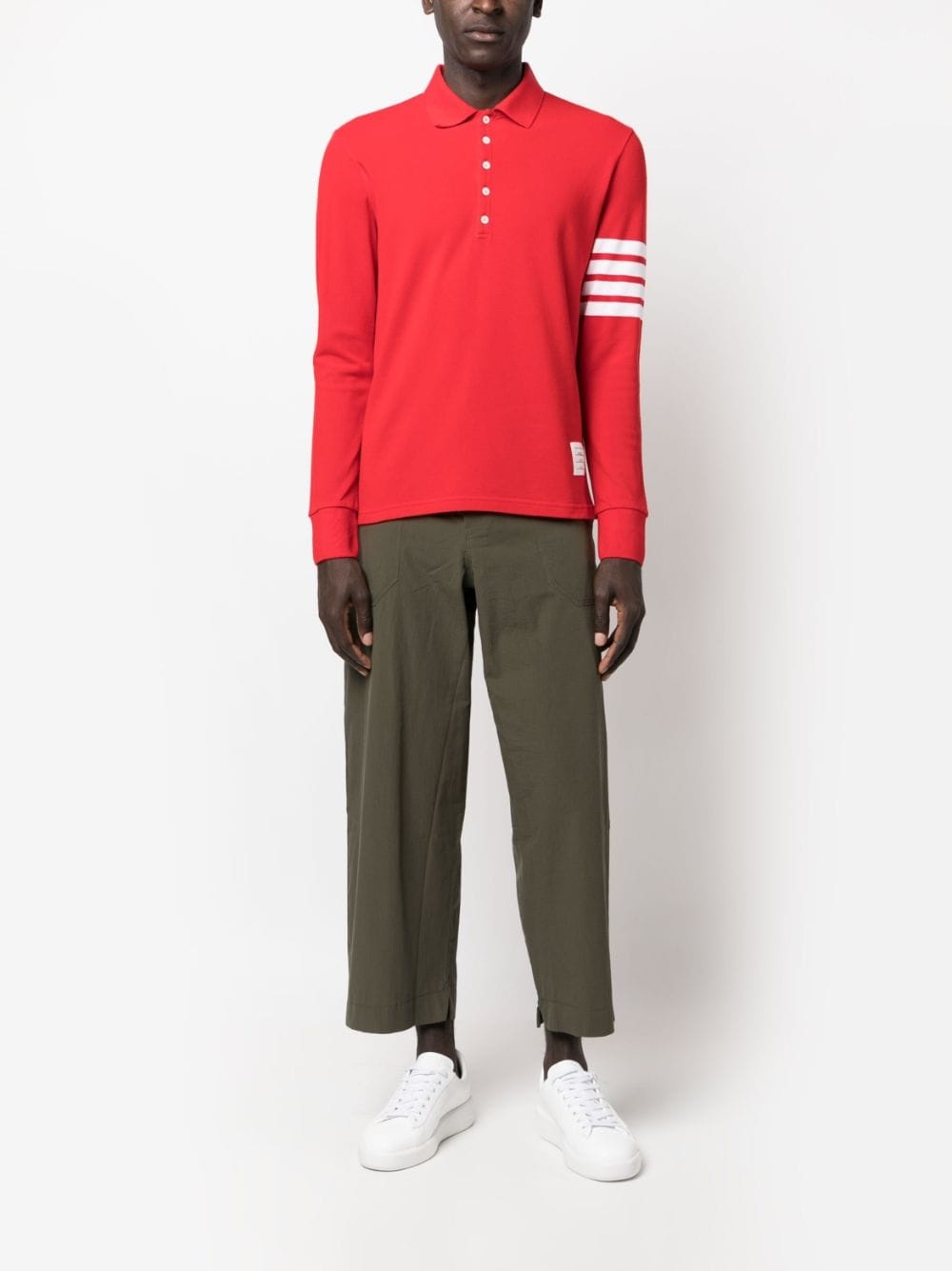 4-Bar Stripe 2003-print polo shirt - 2