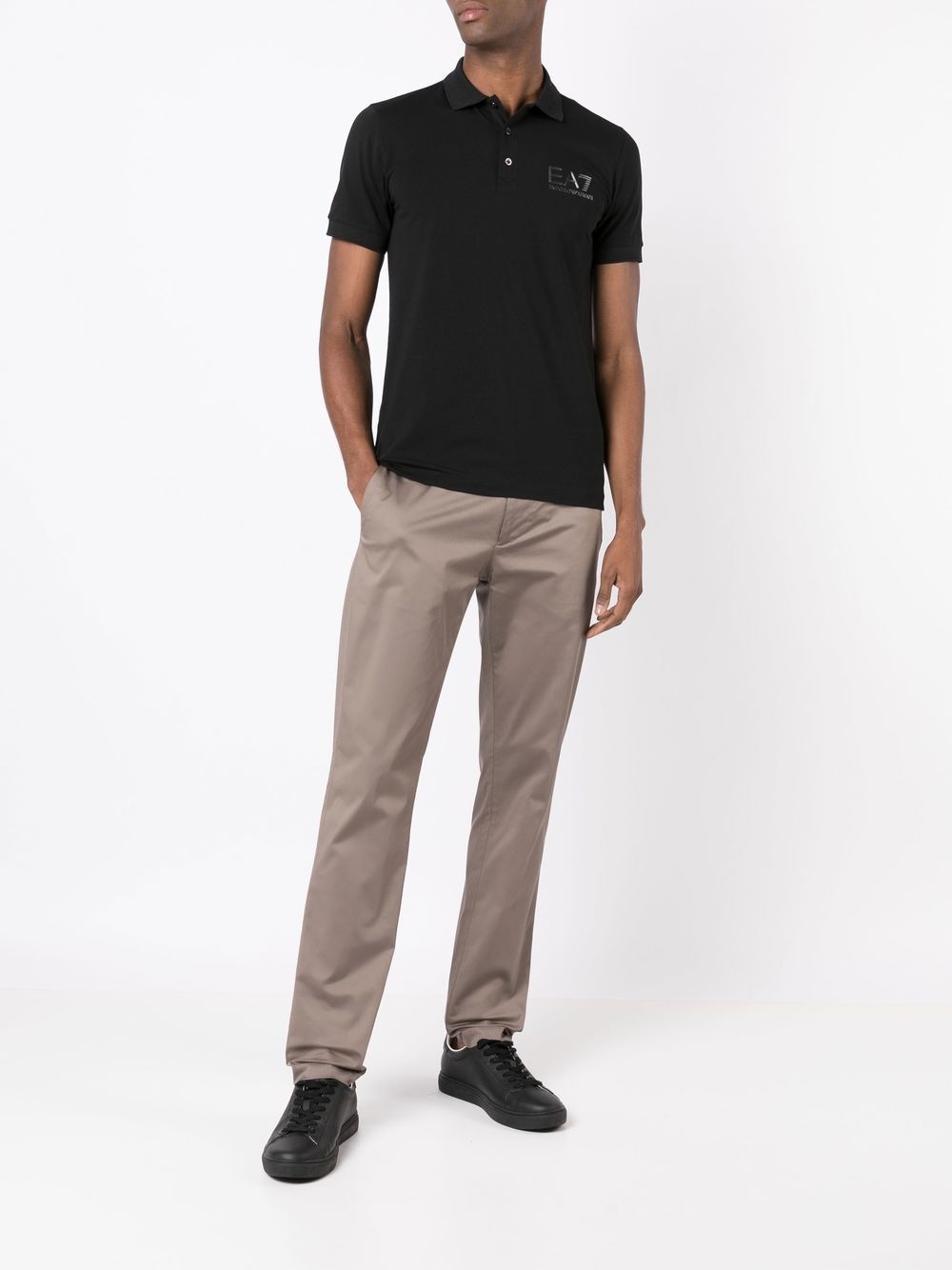 slim-cut tailored trousers - 2