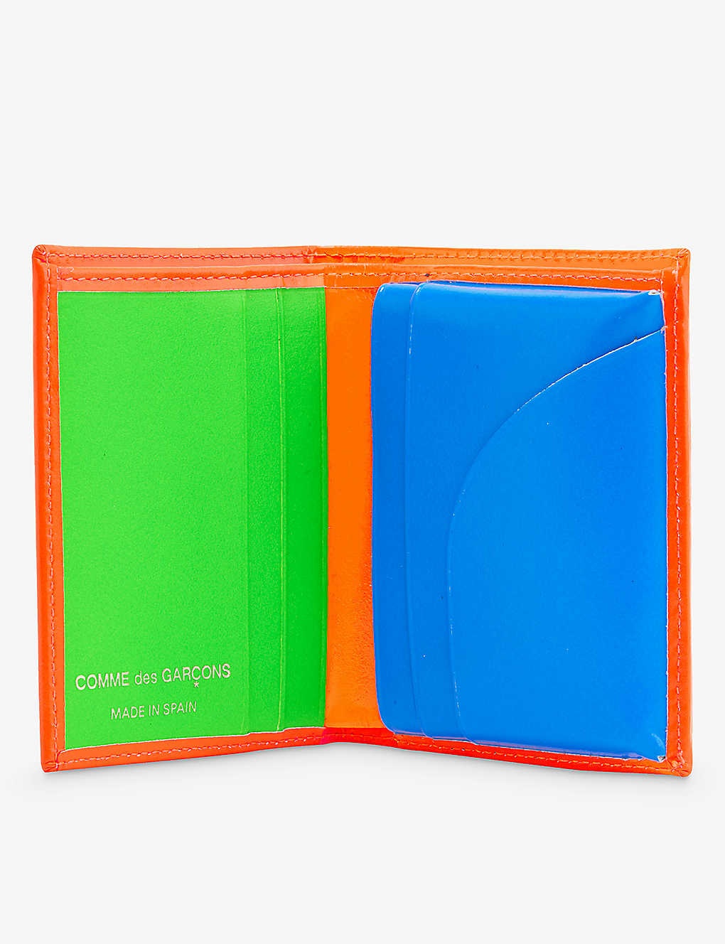 Super Fluo leather billfold wallet - 4