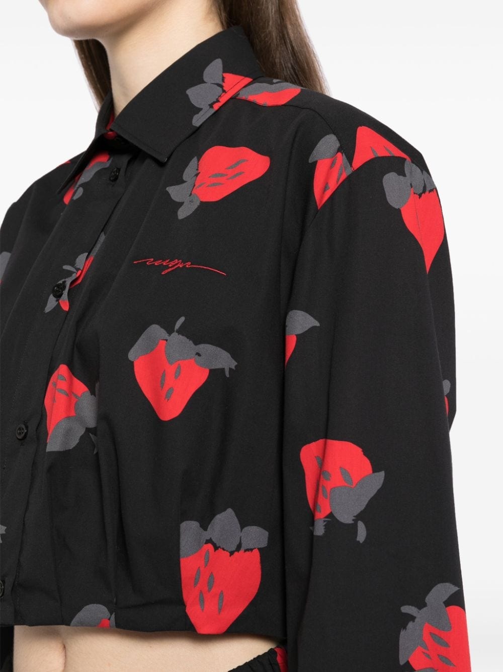print cotton shirt - 5