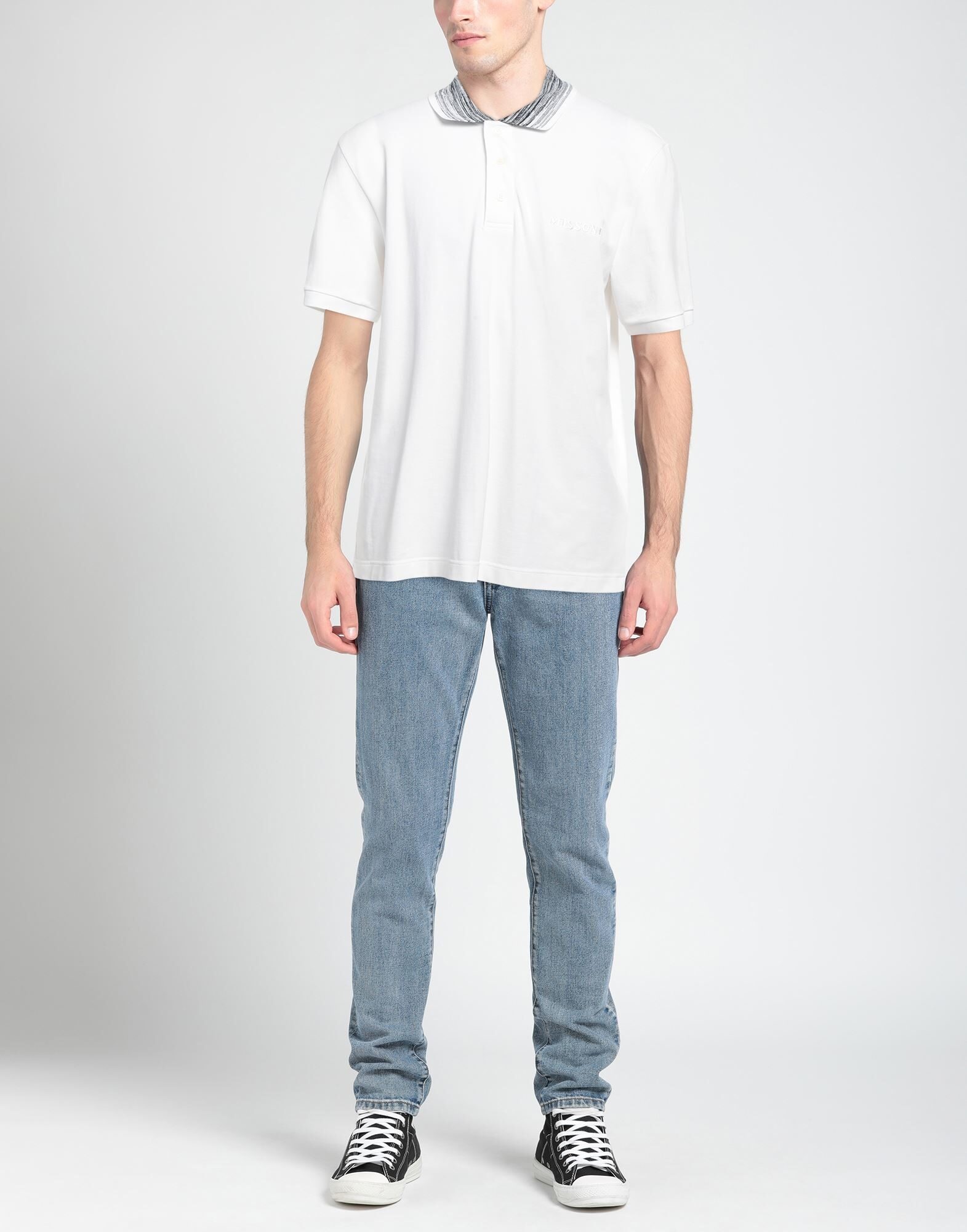White Men's Polo Shirt - 2
