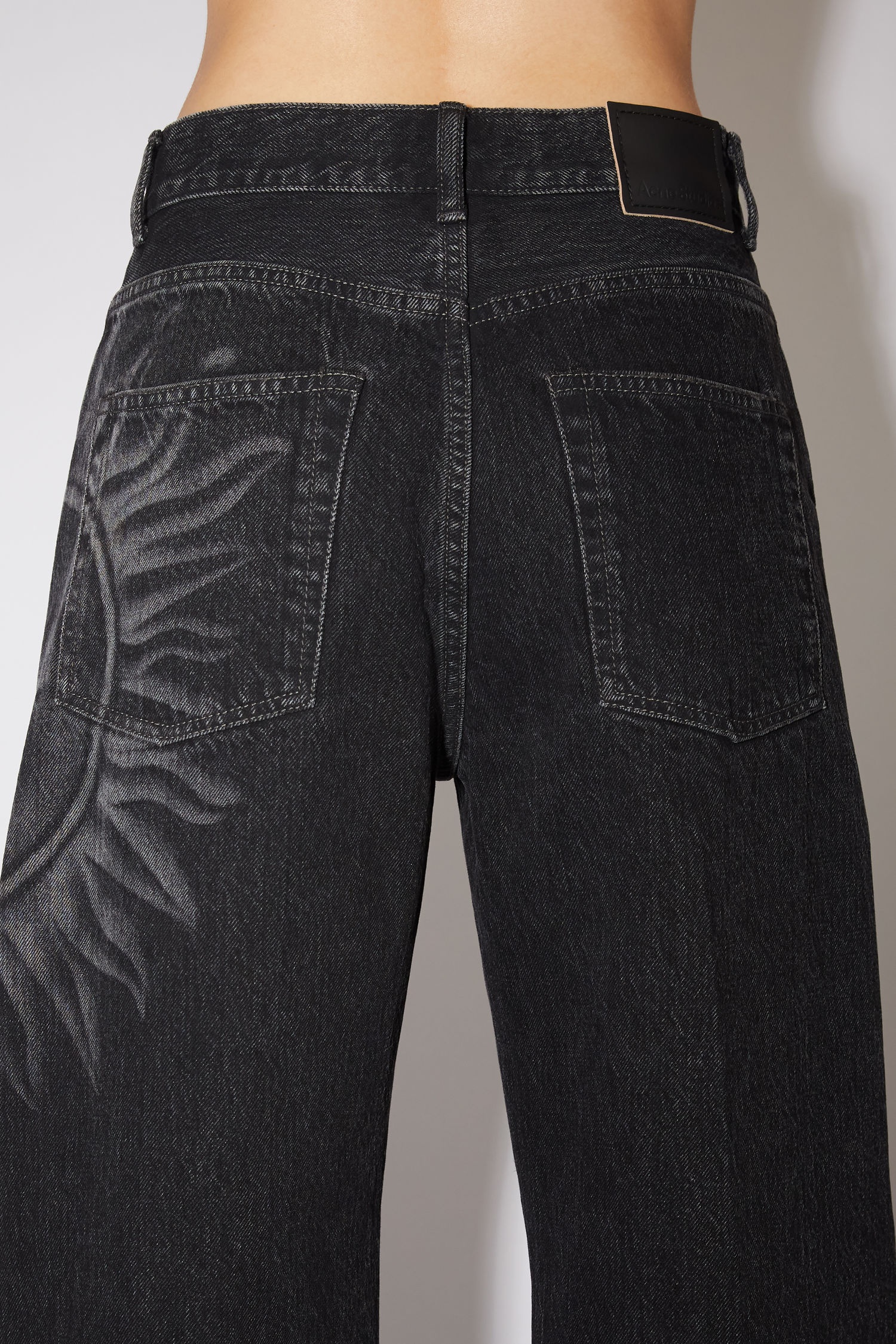 Loose bootcut jeans - Black/grey - 7