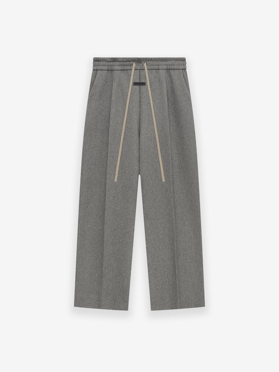 Melange Wool Wide Leg Pant - 1