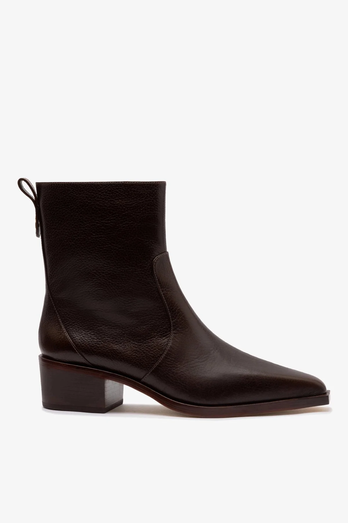 Florencia Low Boot In Brown Leather - 1