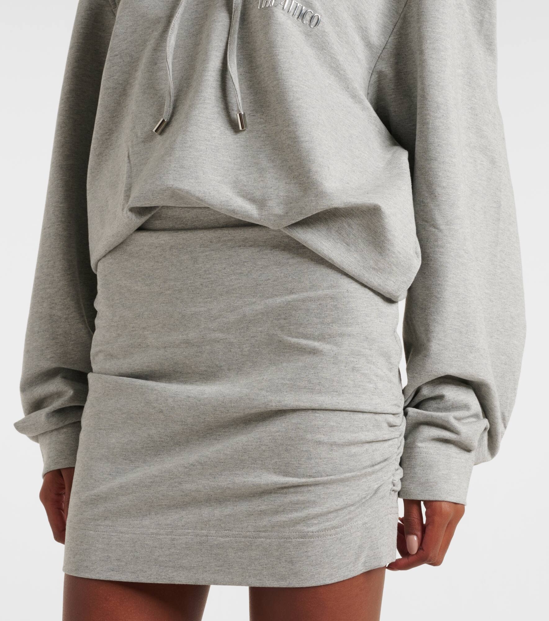Cotton-blend jersey sweatshirt dress - 5