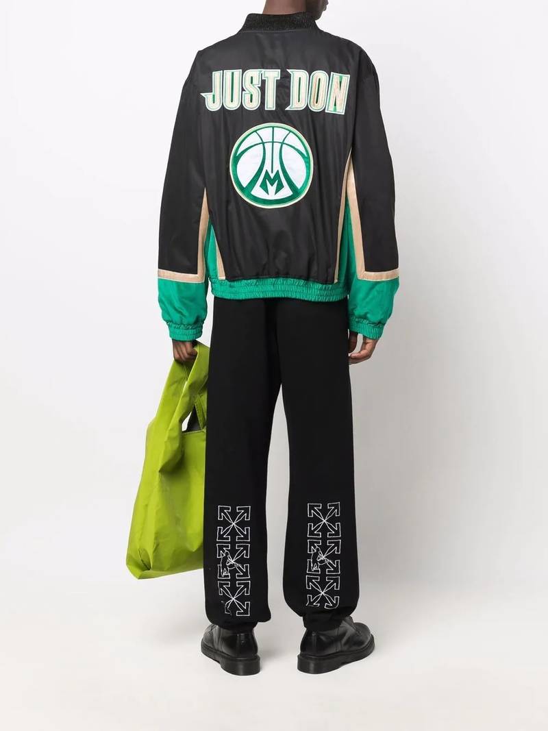 Just Don colour-block reversible jacket outlook