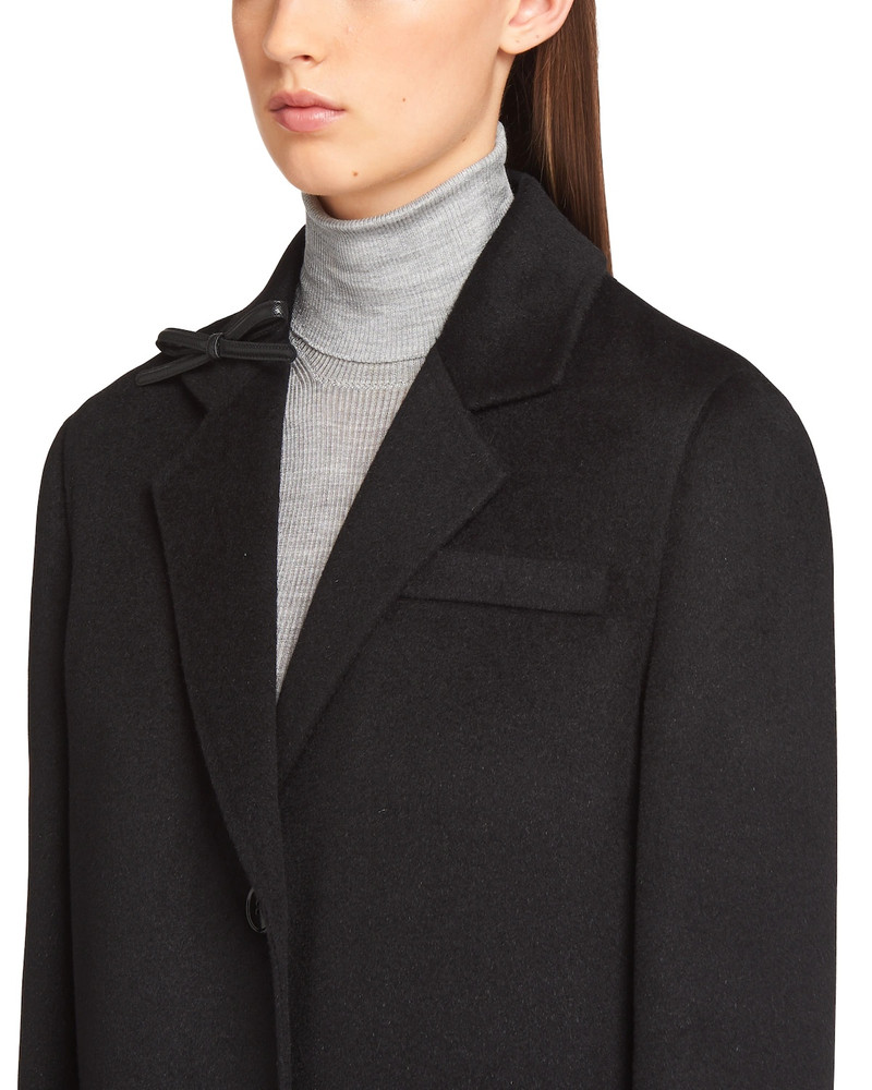 Single-breasted double cashgora coat 5