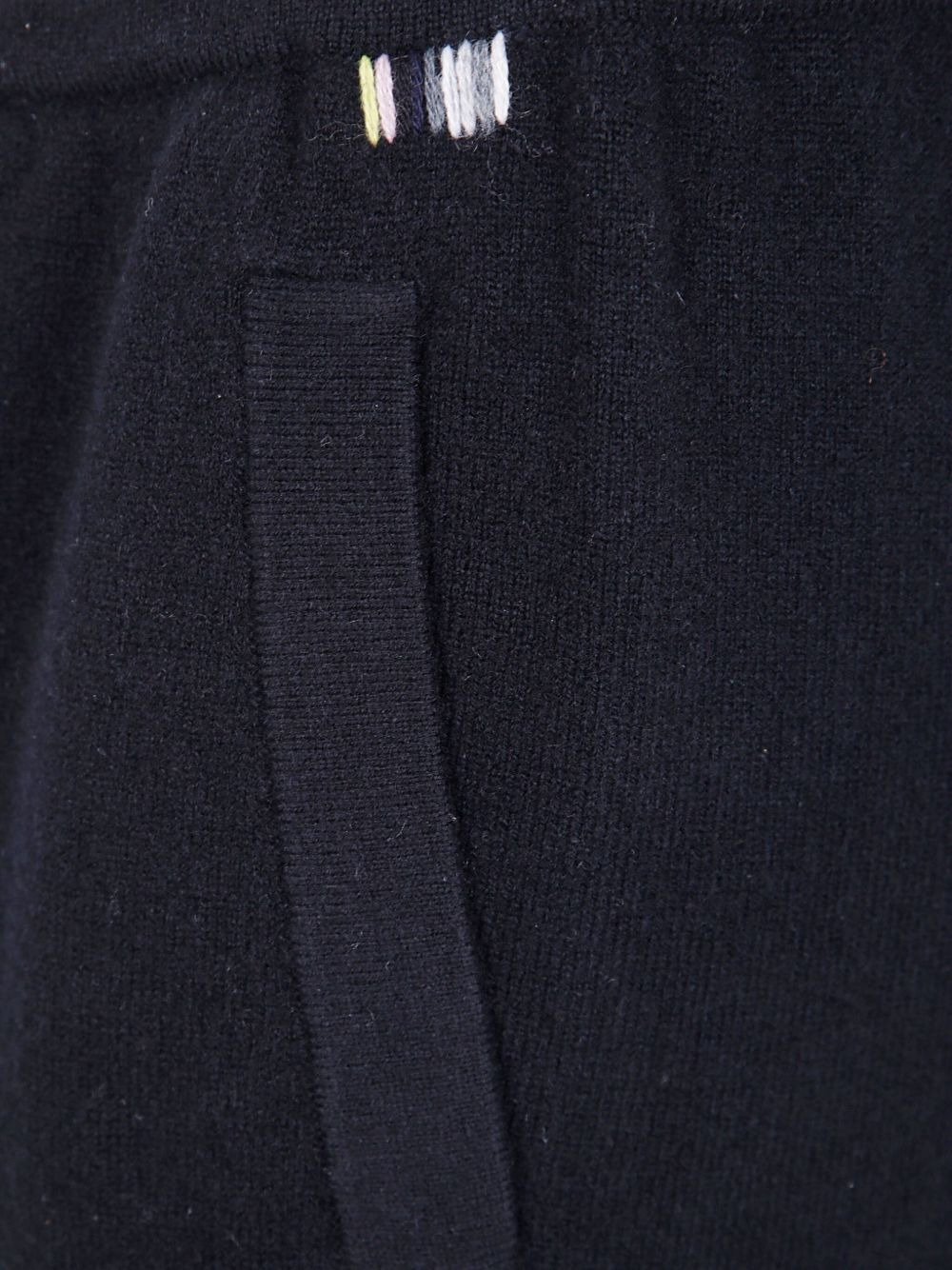 elasticated-waist cashmere trousers - 3