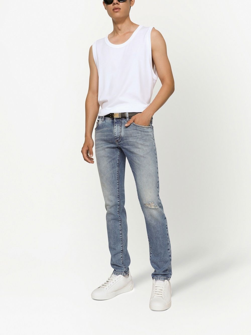 mid-rise slim-fit jeans - 2