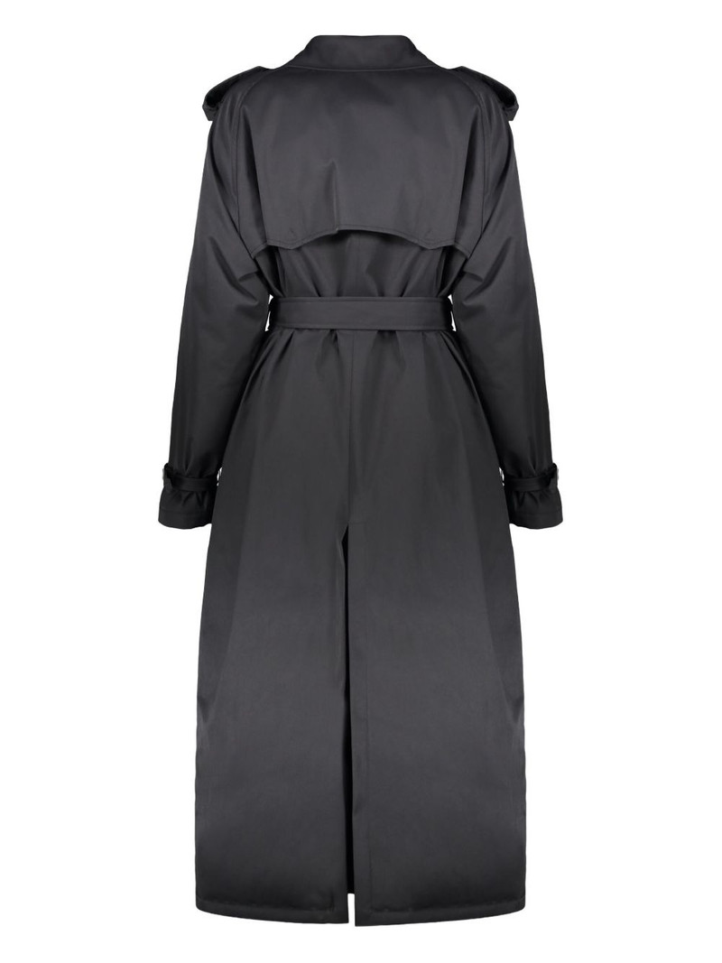 Herno double-breasted belted trench coat outlook