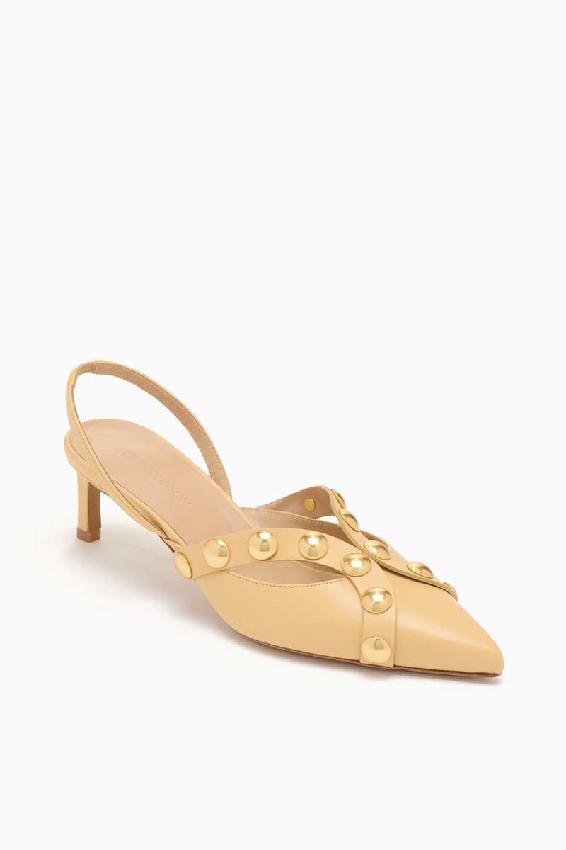 ULLA JOHNSON Vendome Studded Kitten Heel outlook