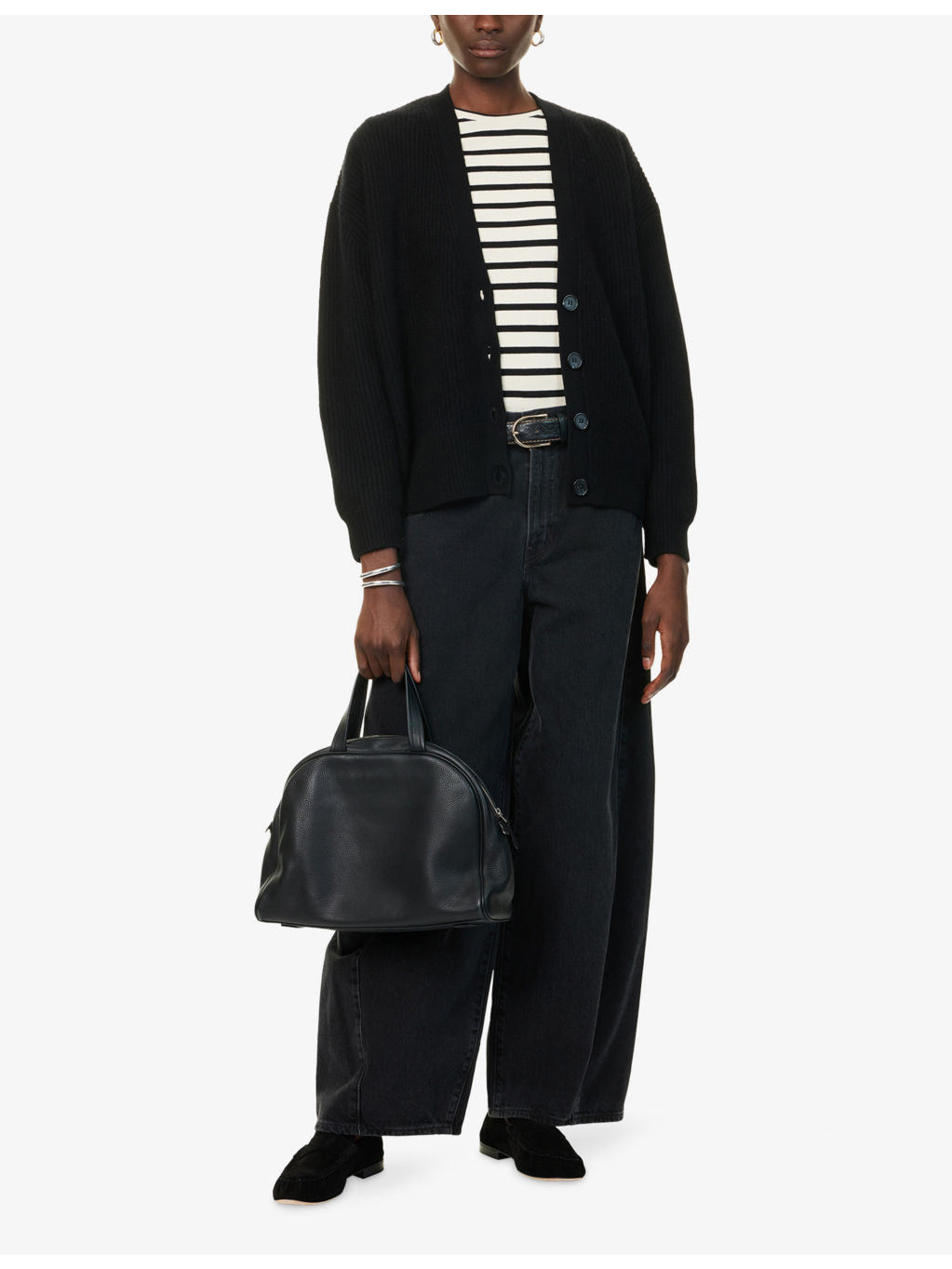Cocoon V-Neck Cashmere Cardigan - 2