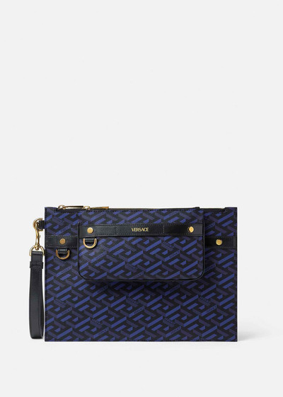 VERSACE La Greca Signature Pouch outlook