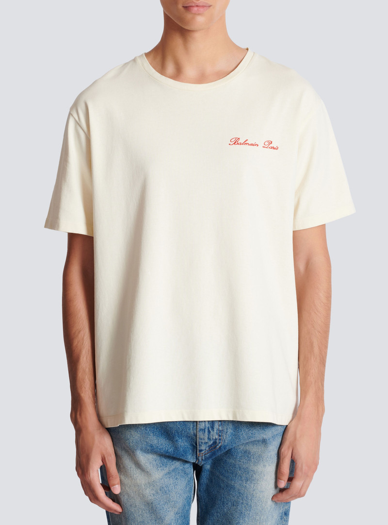 Balmain Signature Western T-shirt 5