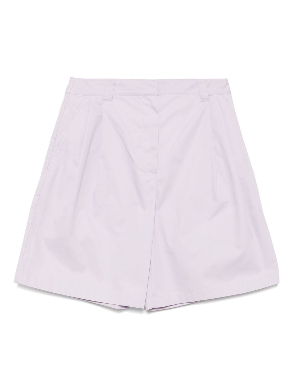 casual pleated bermuda shorts - 1