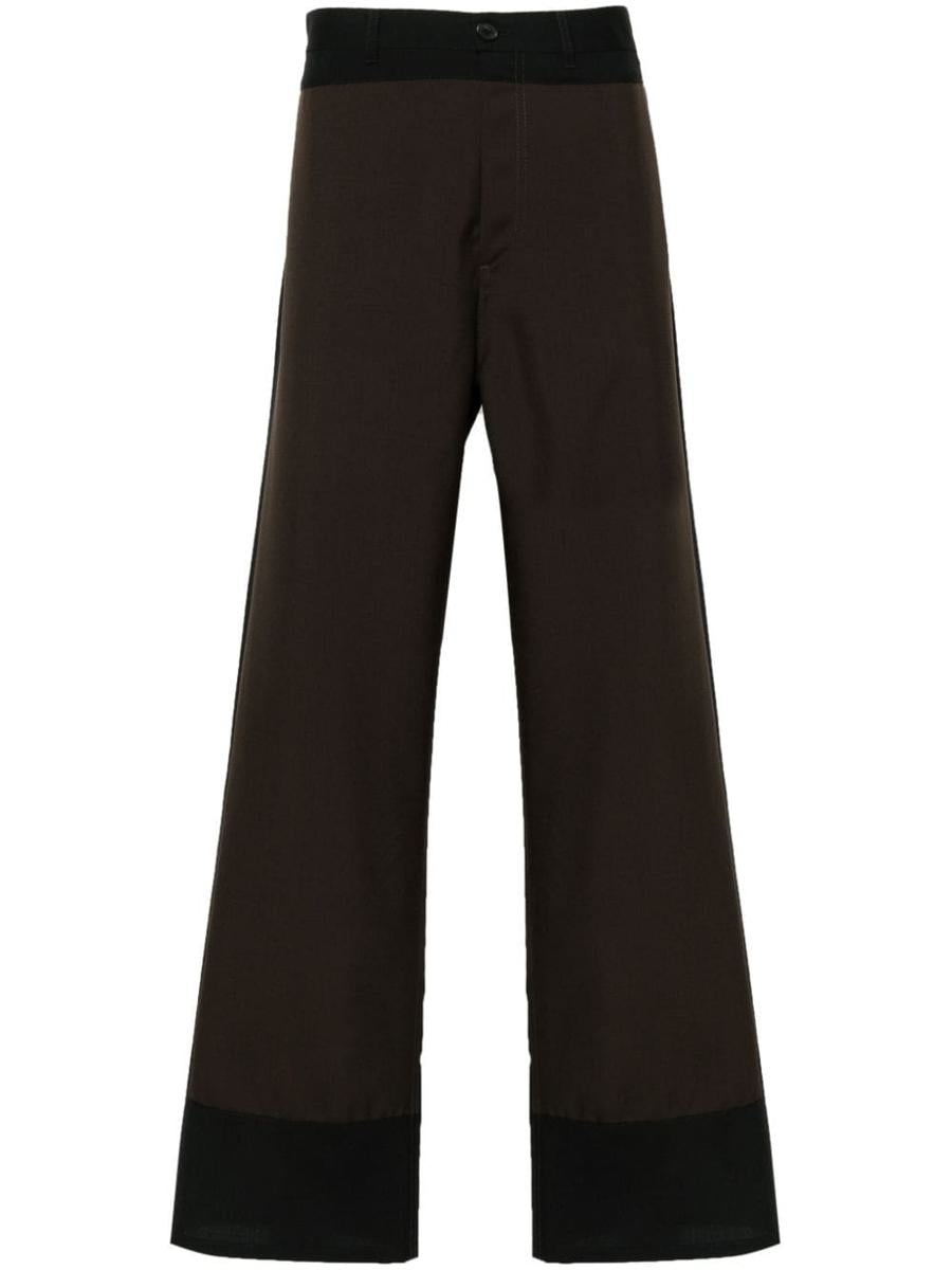 Marni Colorblock Wool Trousers - 1