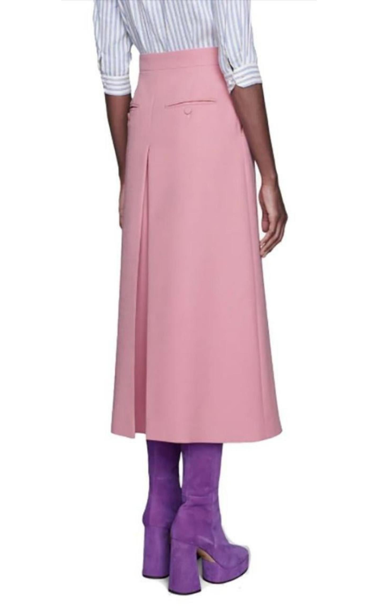 High-rise Wide Silk-blend Pants - 3