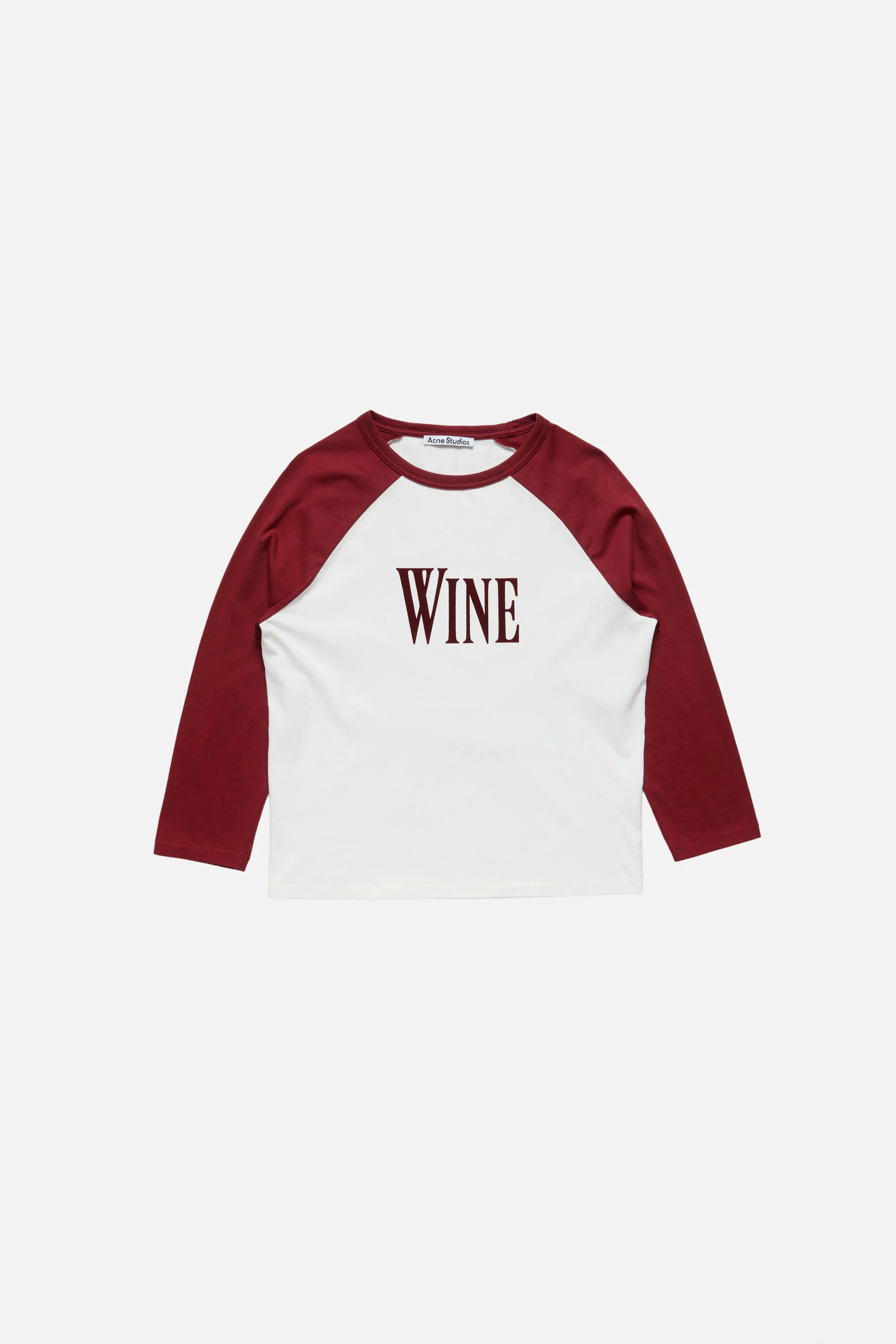 Wine graphic t-shirt - Burgundy/white - 1