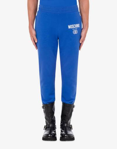 Moschino DOUBLE SMILEY® WORLD ORGANIC FLEECE JOGGERS outlook