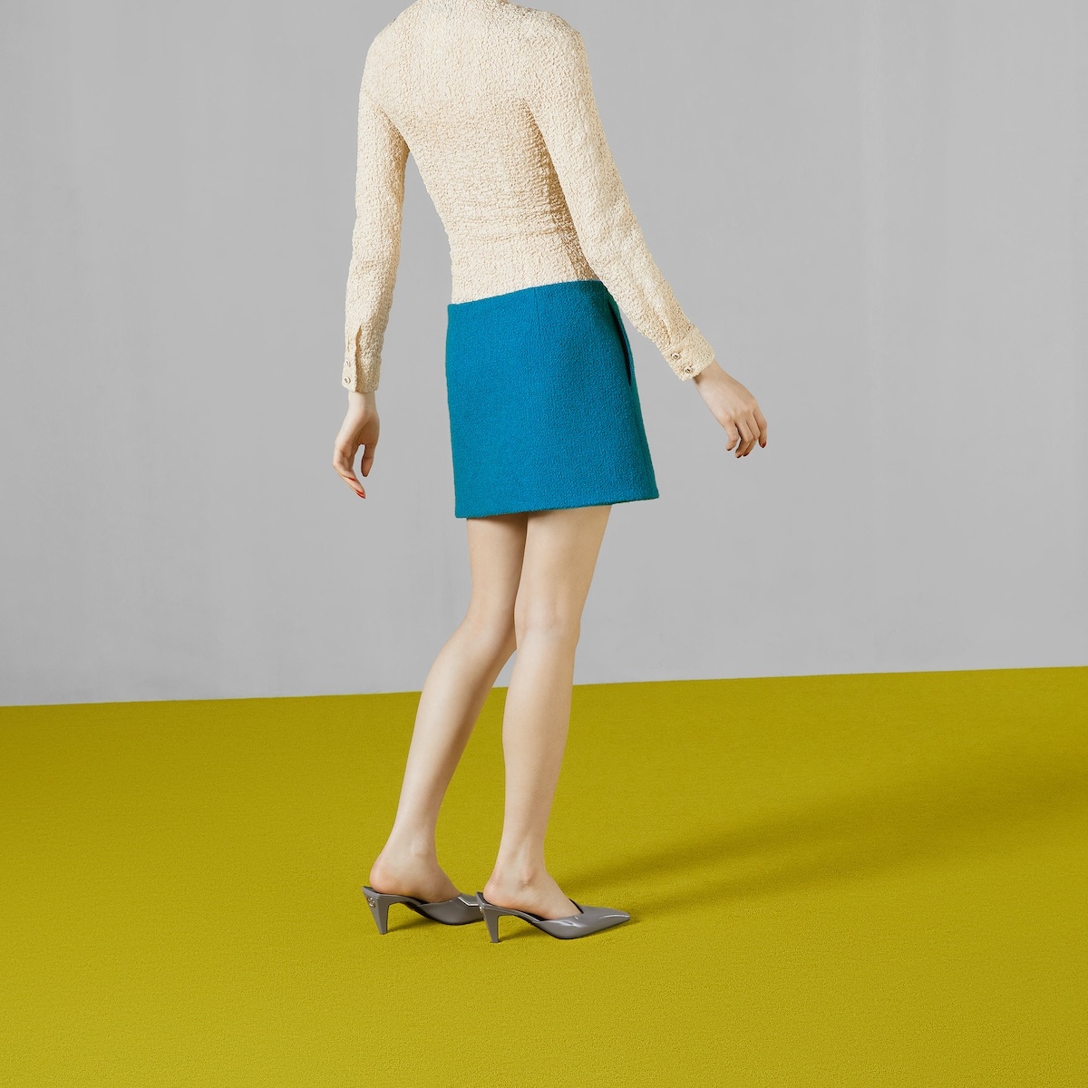 【送料&関税込】Gucci Embroidered Wool Mini Skirt Gucci GG embroidered wool-cotton skirt - TEBOUGIE