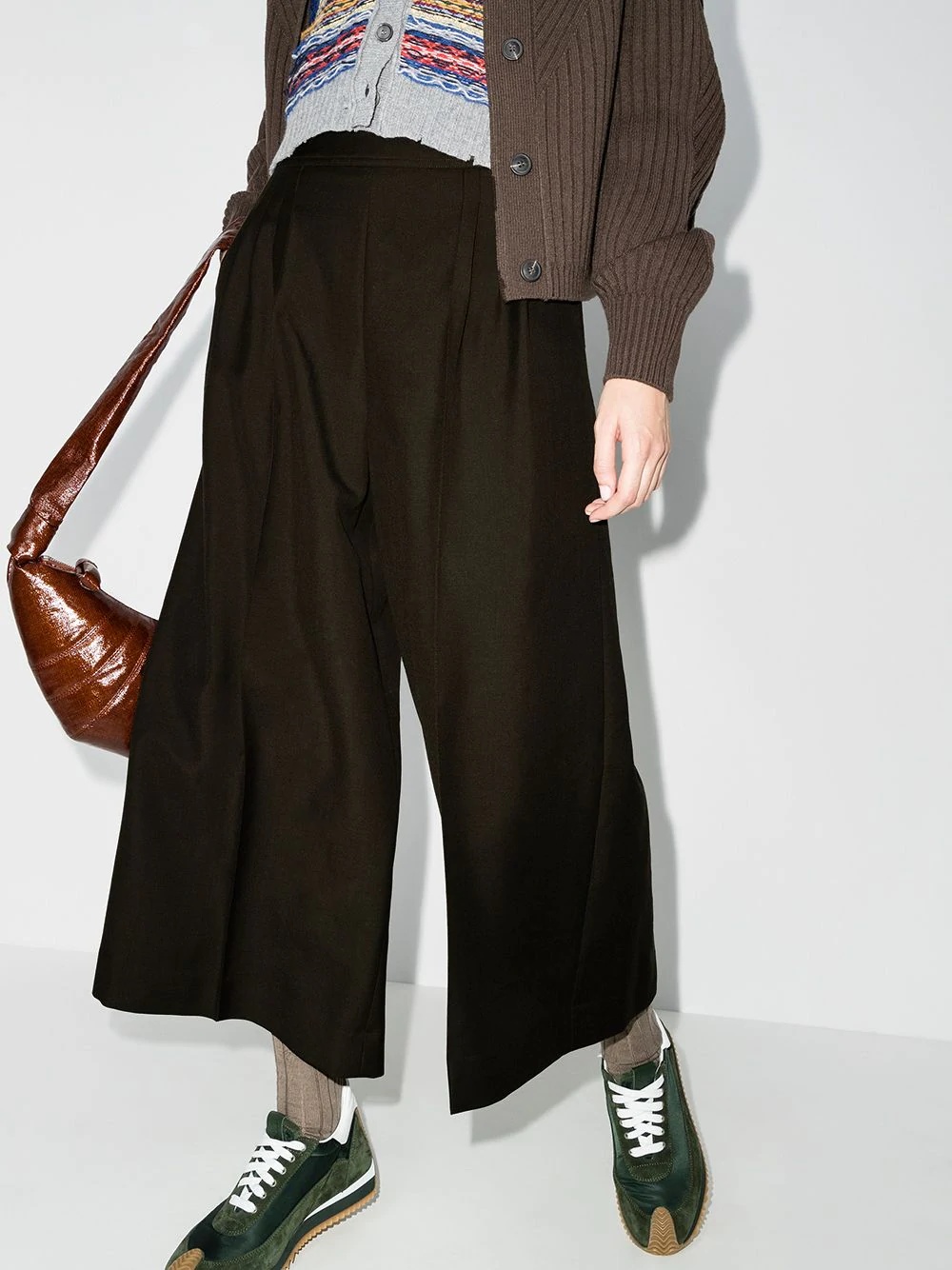 wide-leg wool culottes - 2