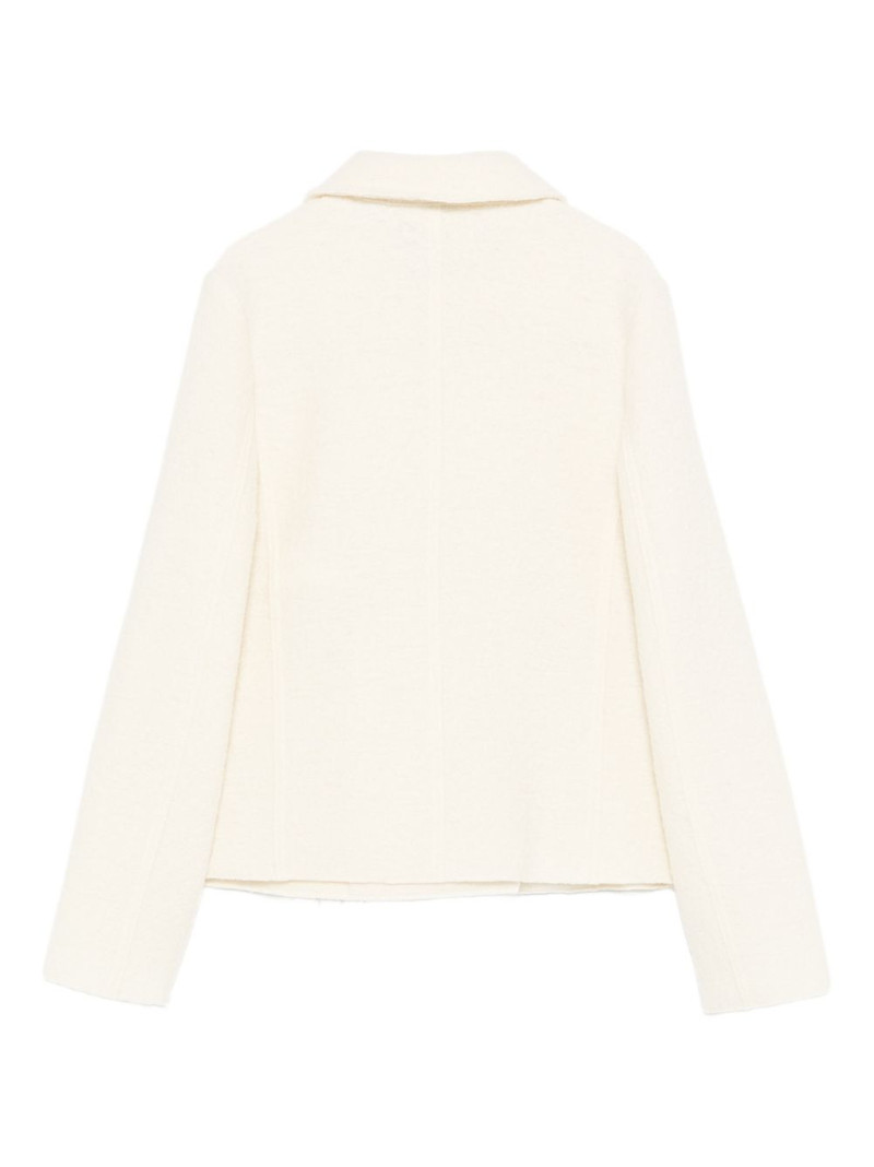 Aspesi round collar double-breasted jacket outlook