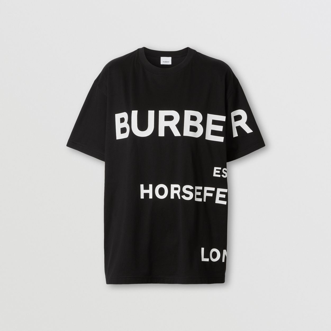 Horseferry Print Cotton Oversized T-shirt - 1