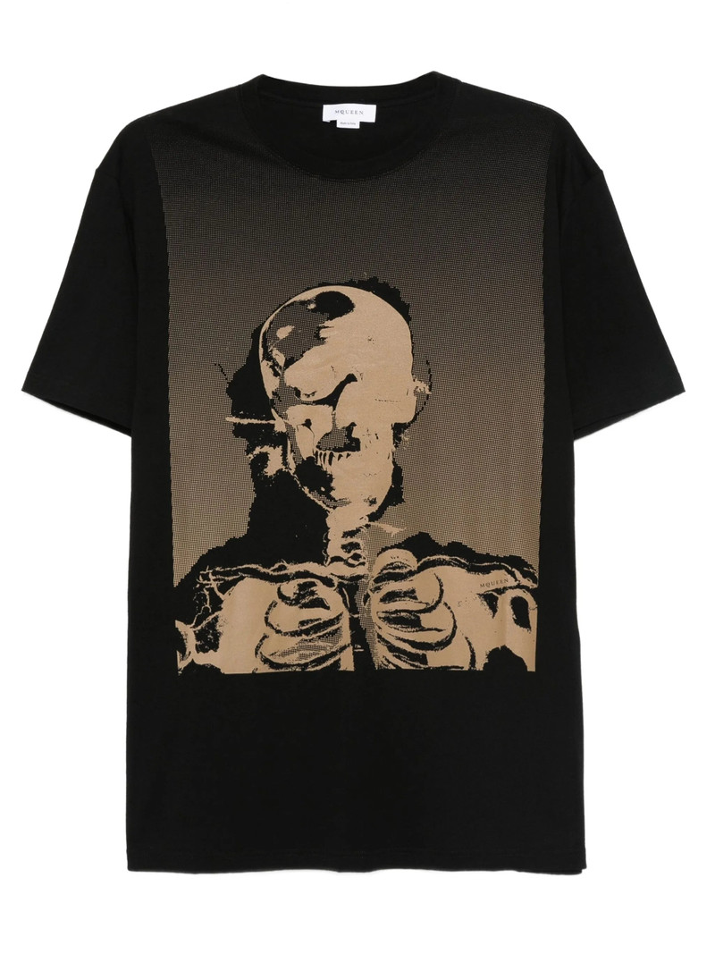 Alexander Mcqueen Skeleton-print Cotton T-shirt 1