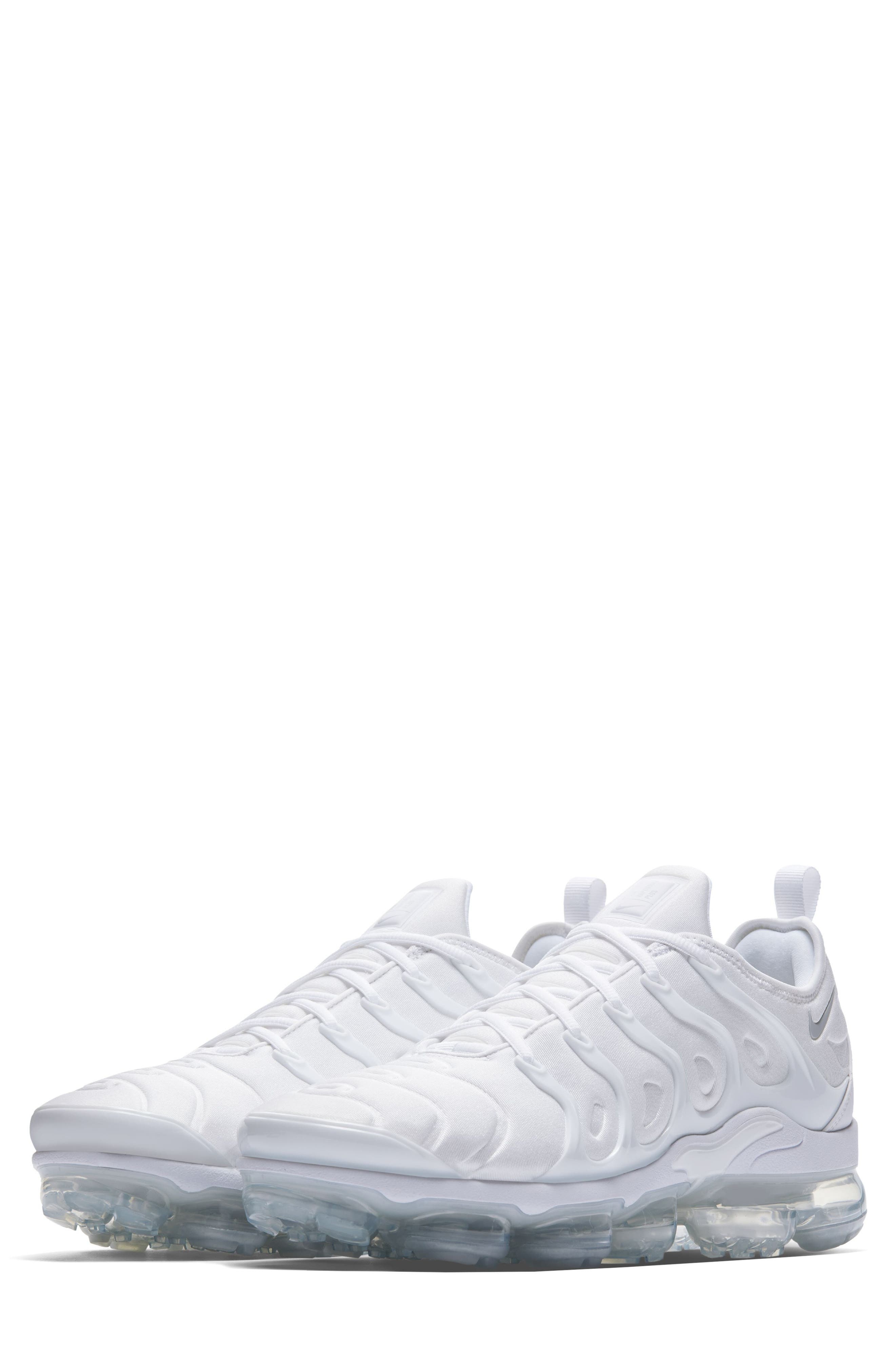 Nike Air VaporMax Plus Sneaker in White/White/Pure Platinum at Nordstrom - 1