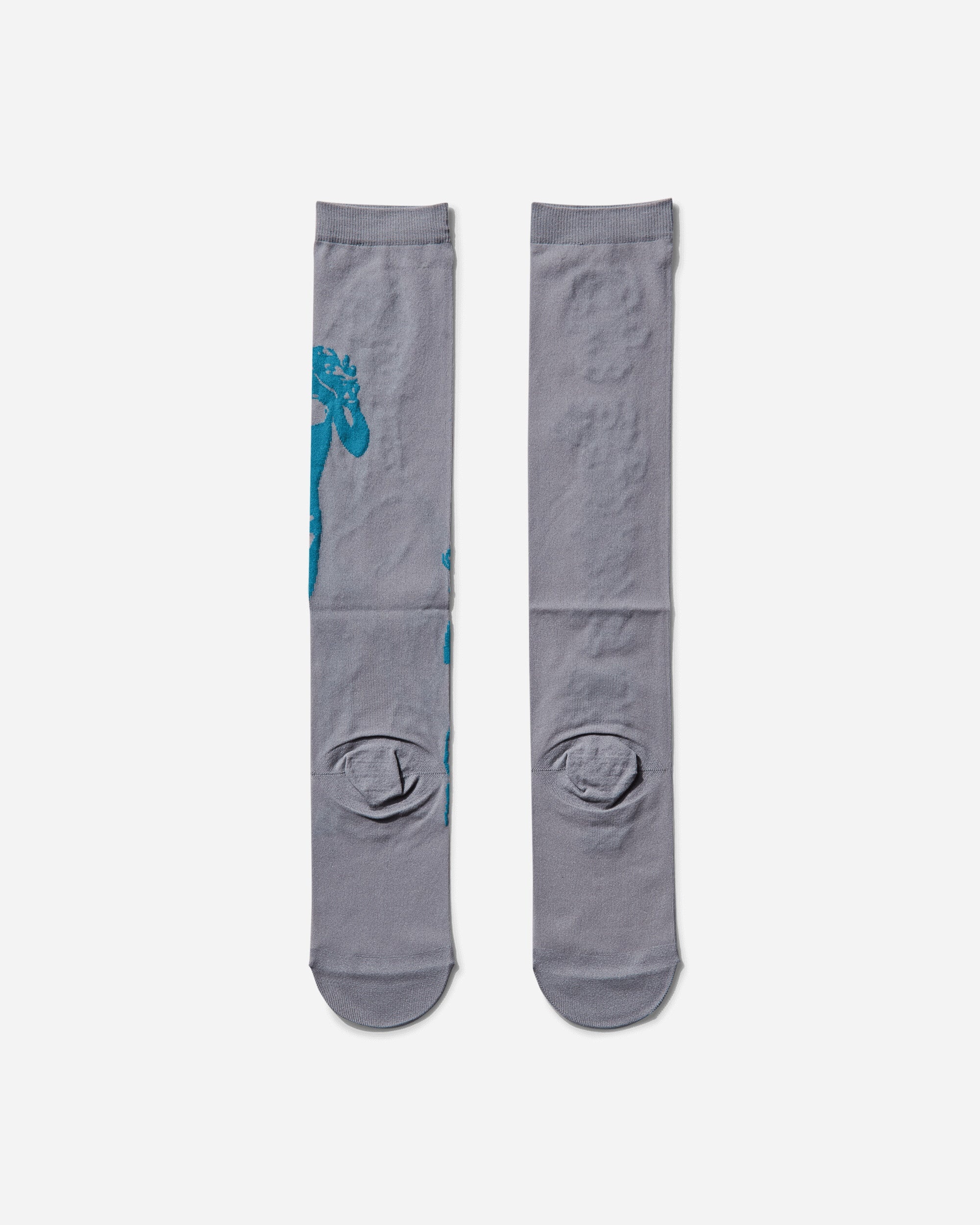 Women's Hysteric Times Sheer High Socks Grey - 2