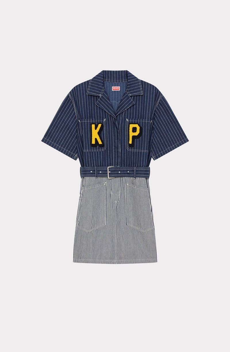 'KENZO Sera' denim shirt dress - 1