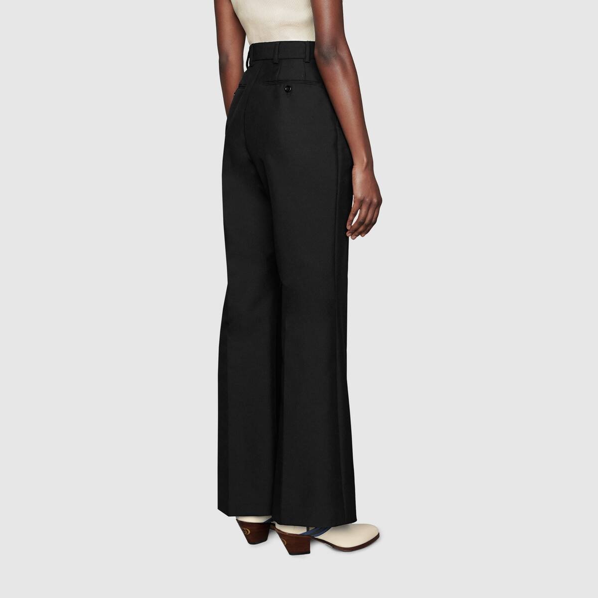 Wool mohair pant with Gucci Eterotopia - 4