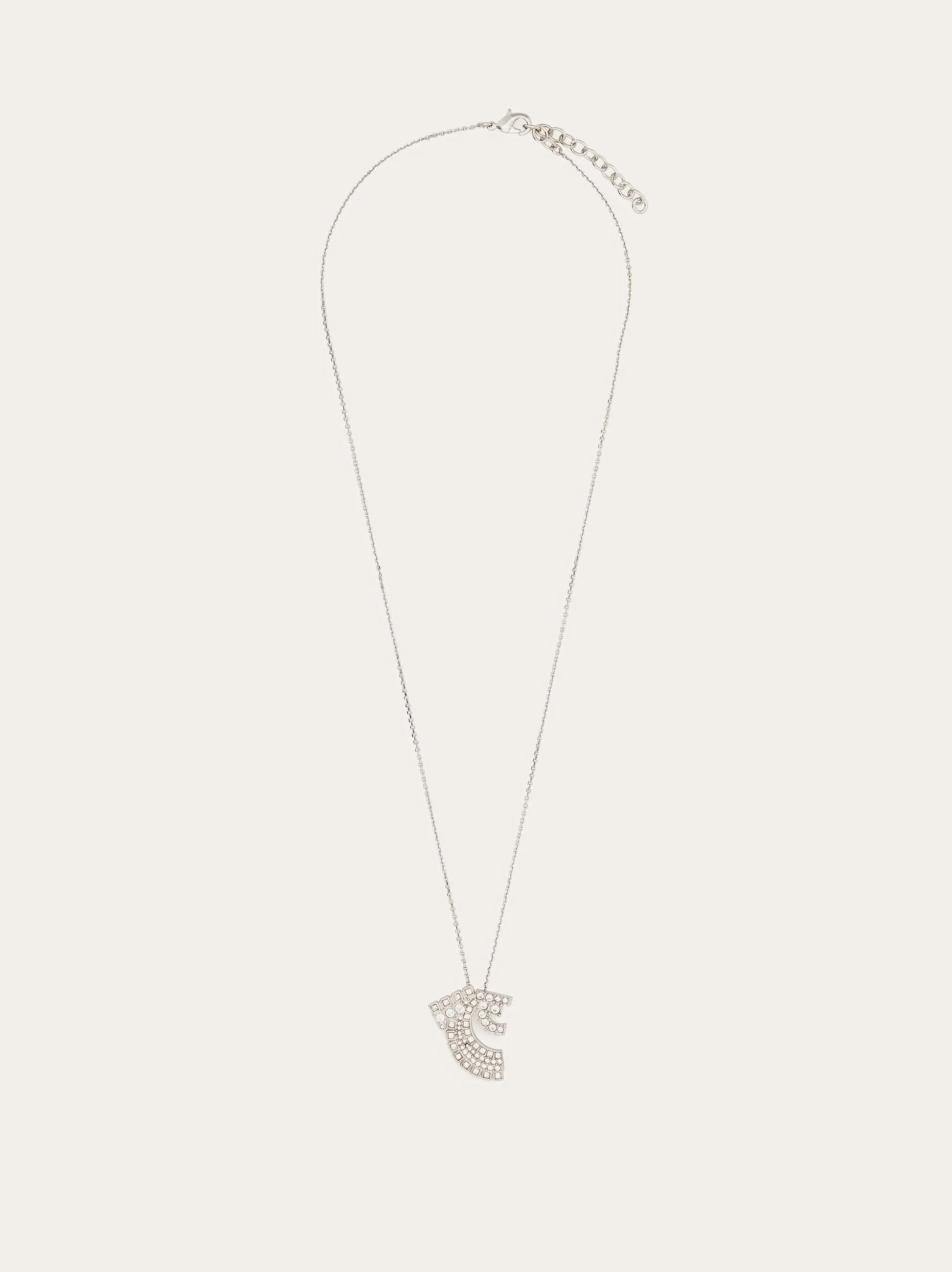 Deconstructed Gancio pendant necklace (42cm) - 1