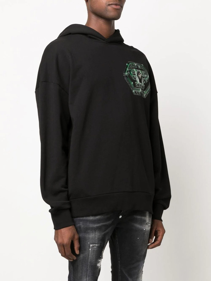 Godzilla Monsters-print hoodie 4