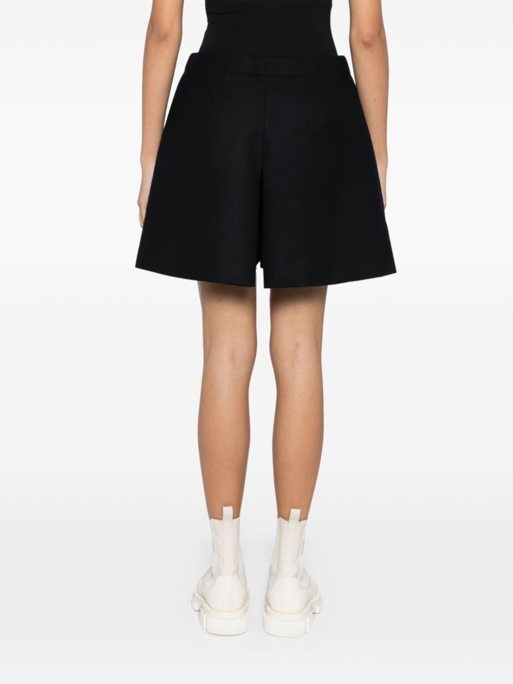 pleated tailored short - 4