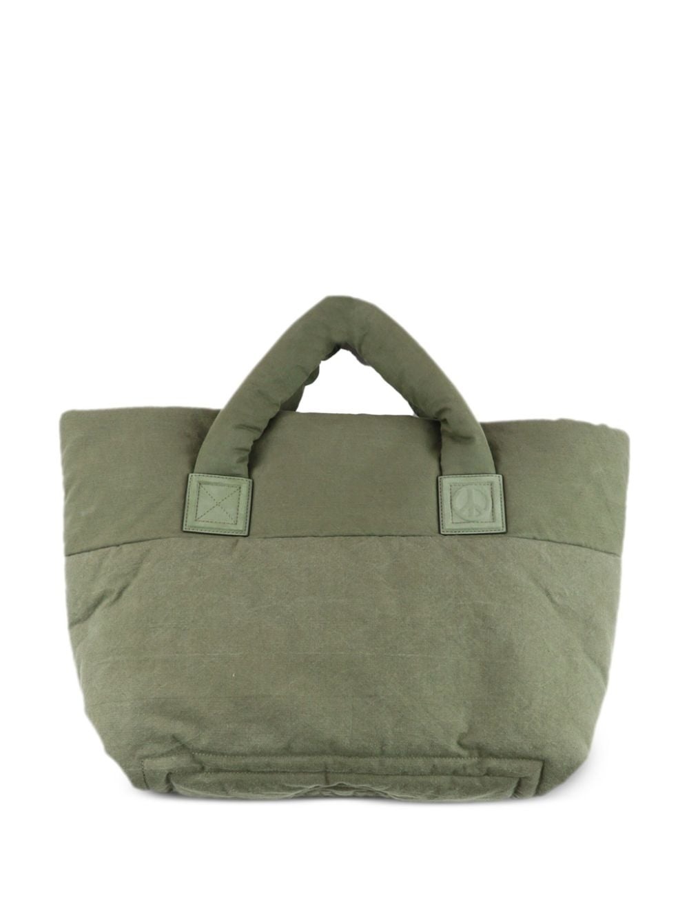engraved-detailing tote bag - 2