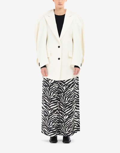 MM6 Maison Margiela Circle oversized wool blazer outlook