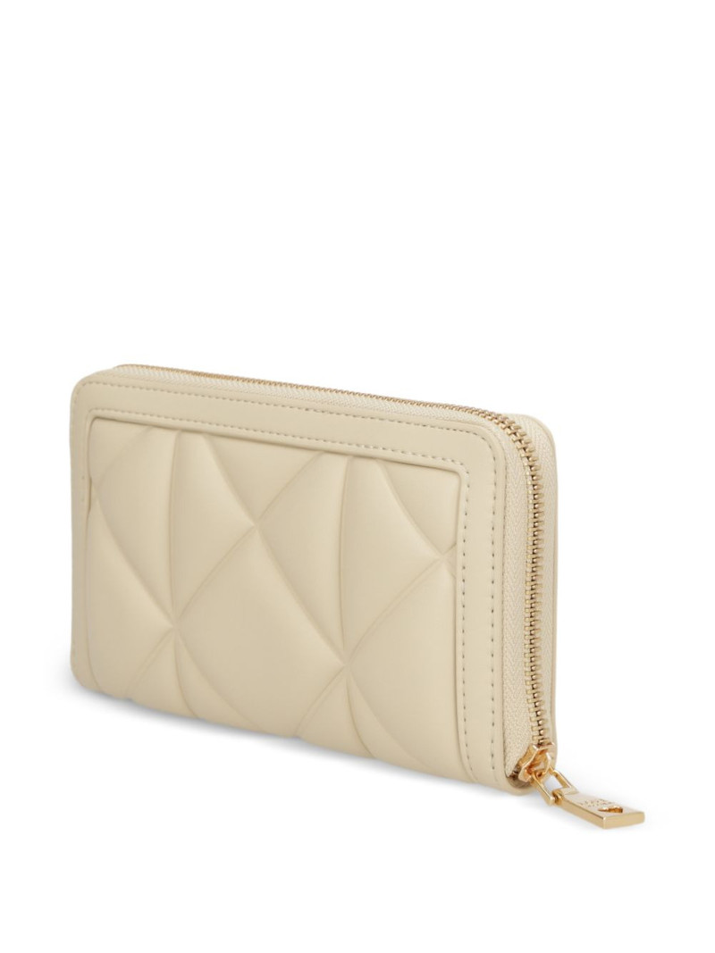 Moschino quilted logo-motif wallet outlook