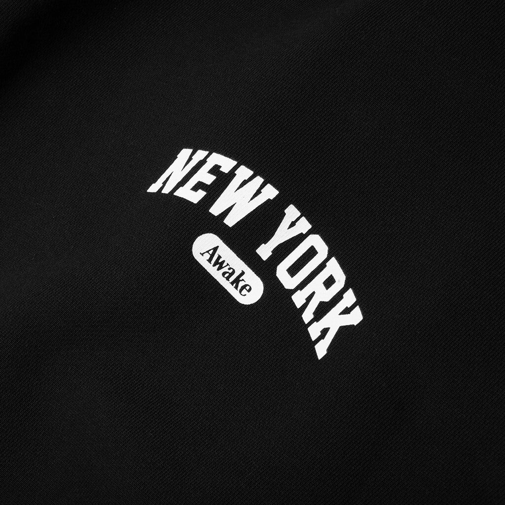 NEW YORK ARCH OPEN HEM SWEATPANTS - BLACK - 3