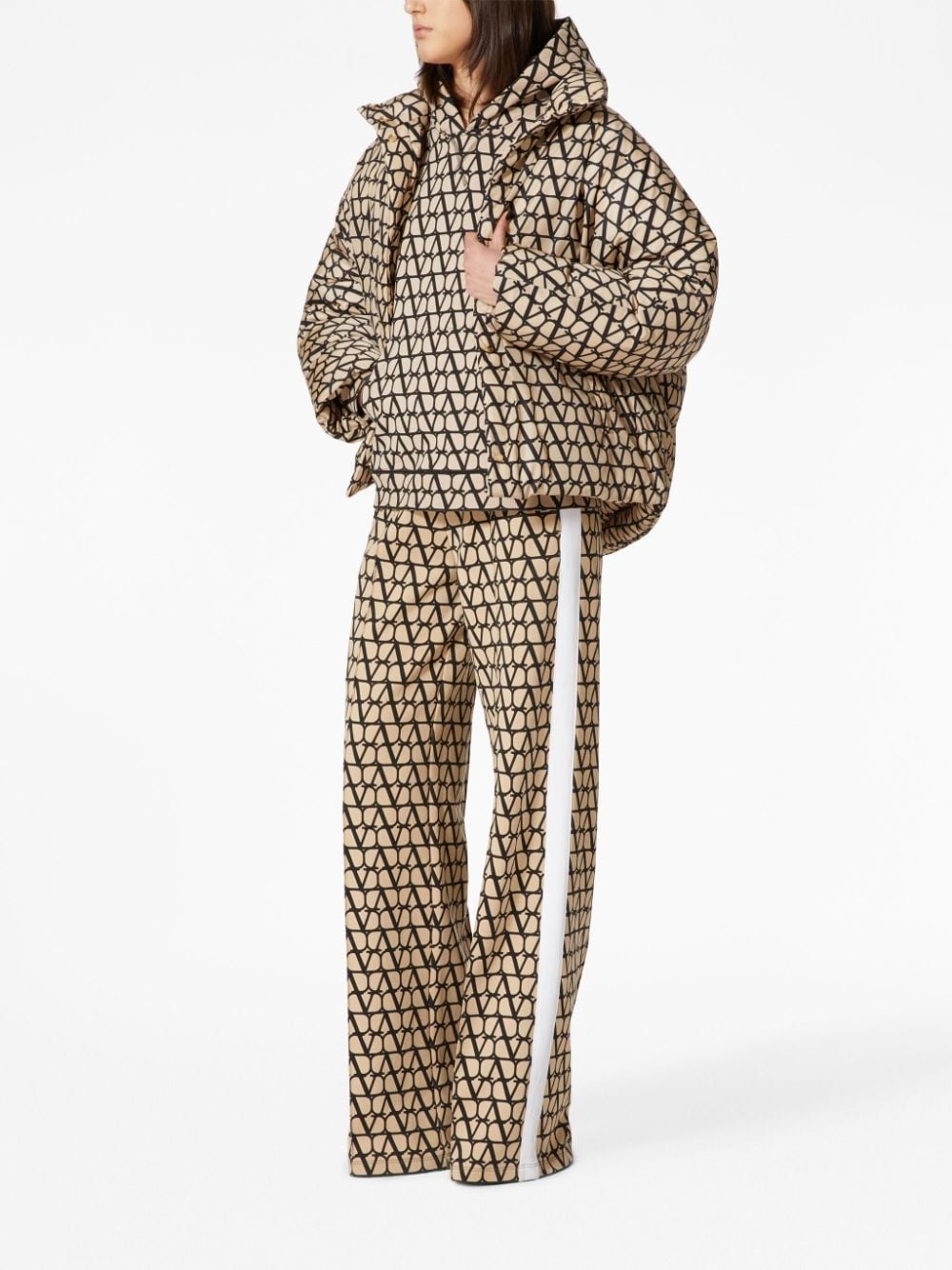 Toile Iconographe-print cotton hoodie - 2