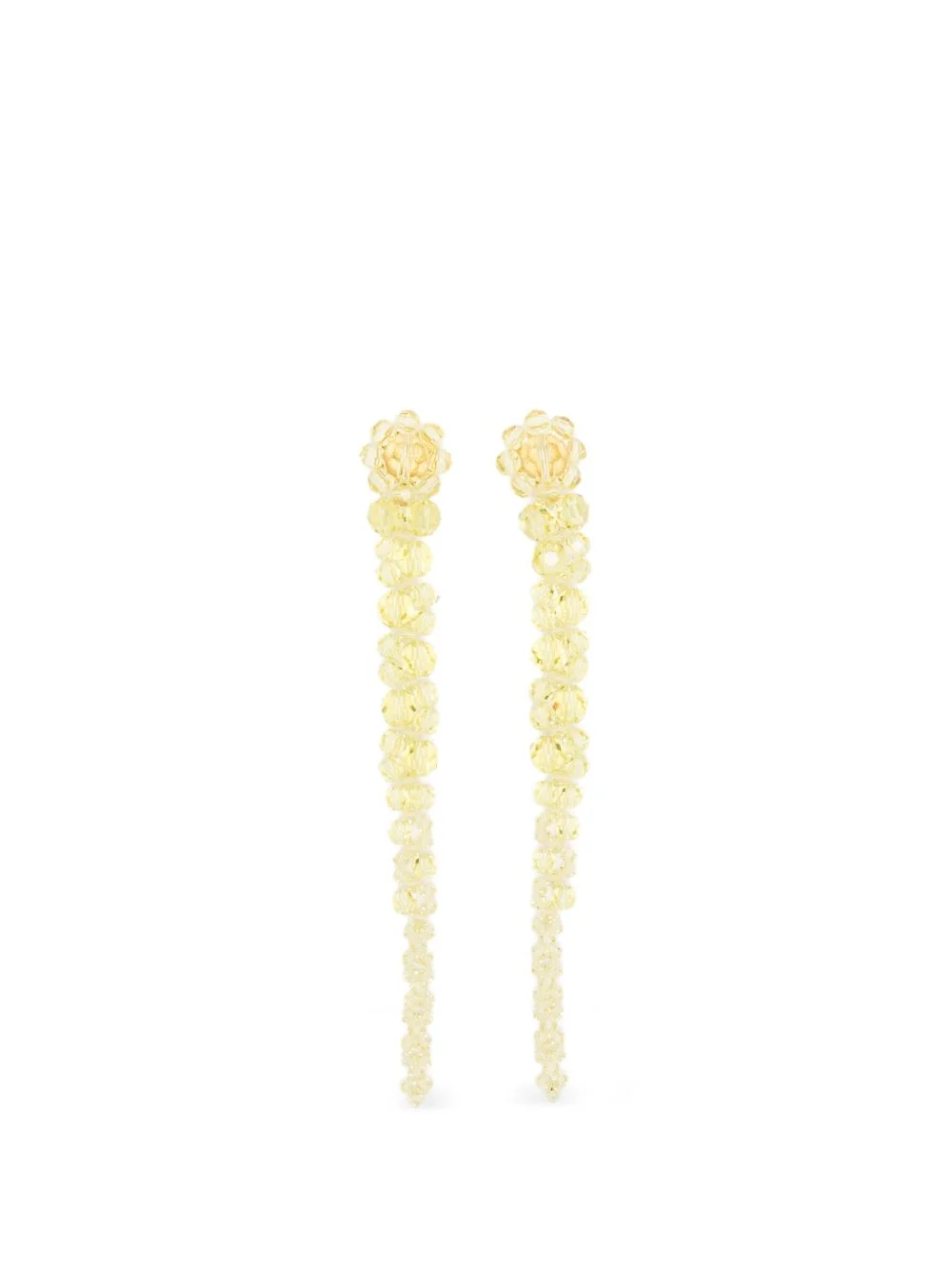 beaded drop earrings - 1
