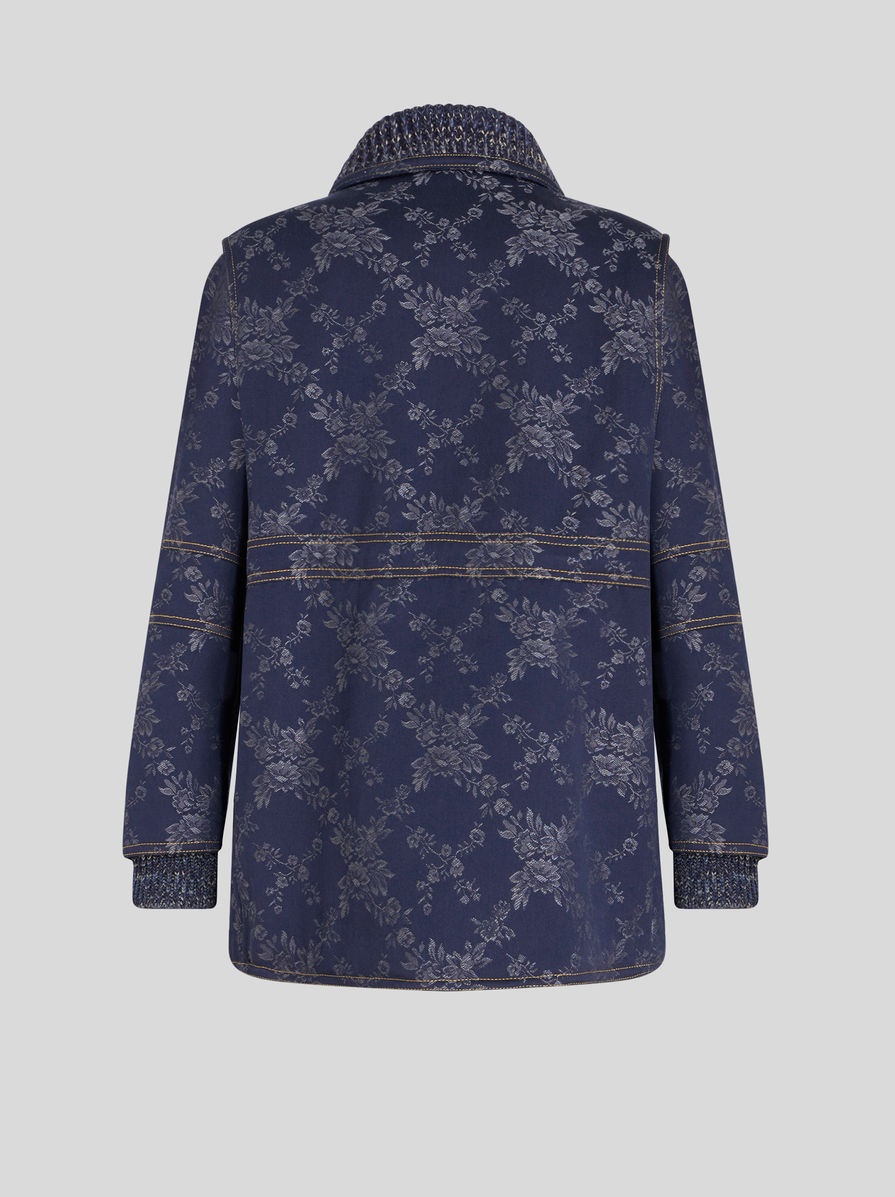 JACQUARD DENIM JACKET - 6