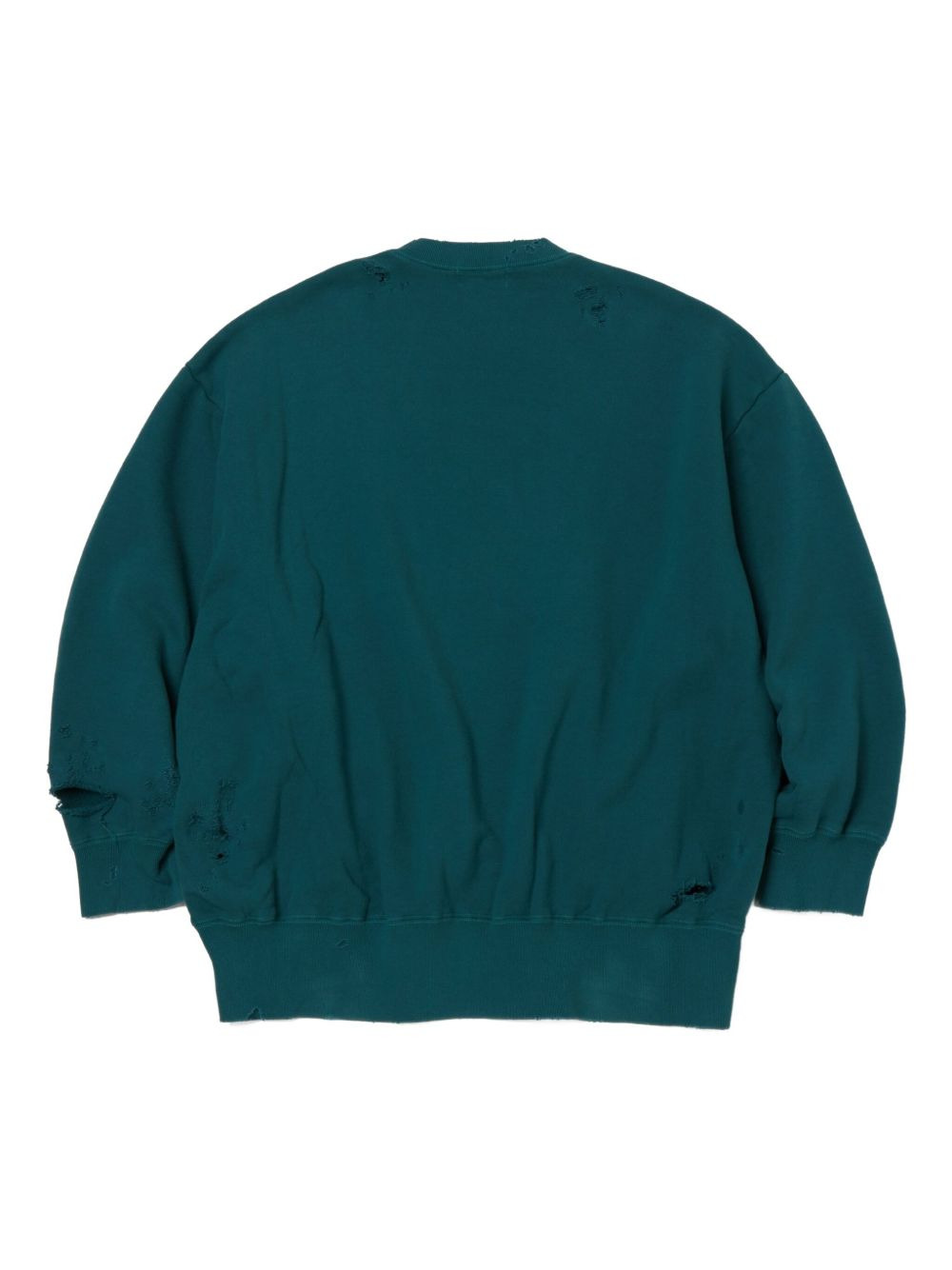 graphic-print distressed sweatshirt - 2