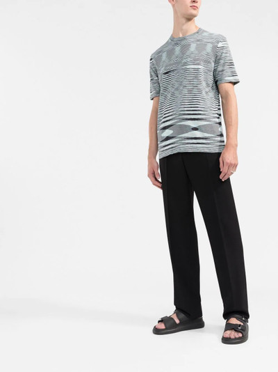 Missoni graphic-striped T-shirt outlook