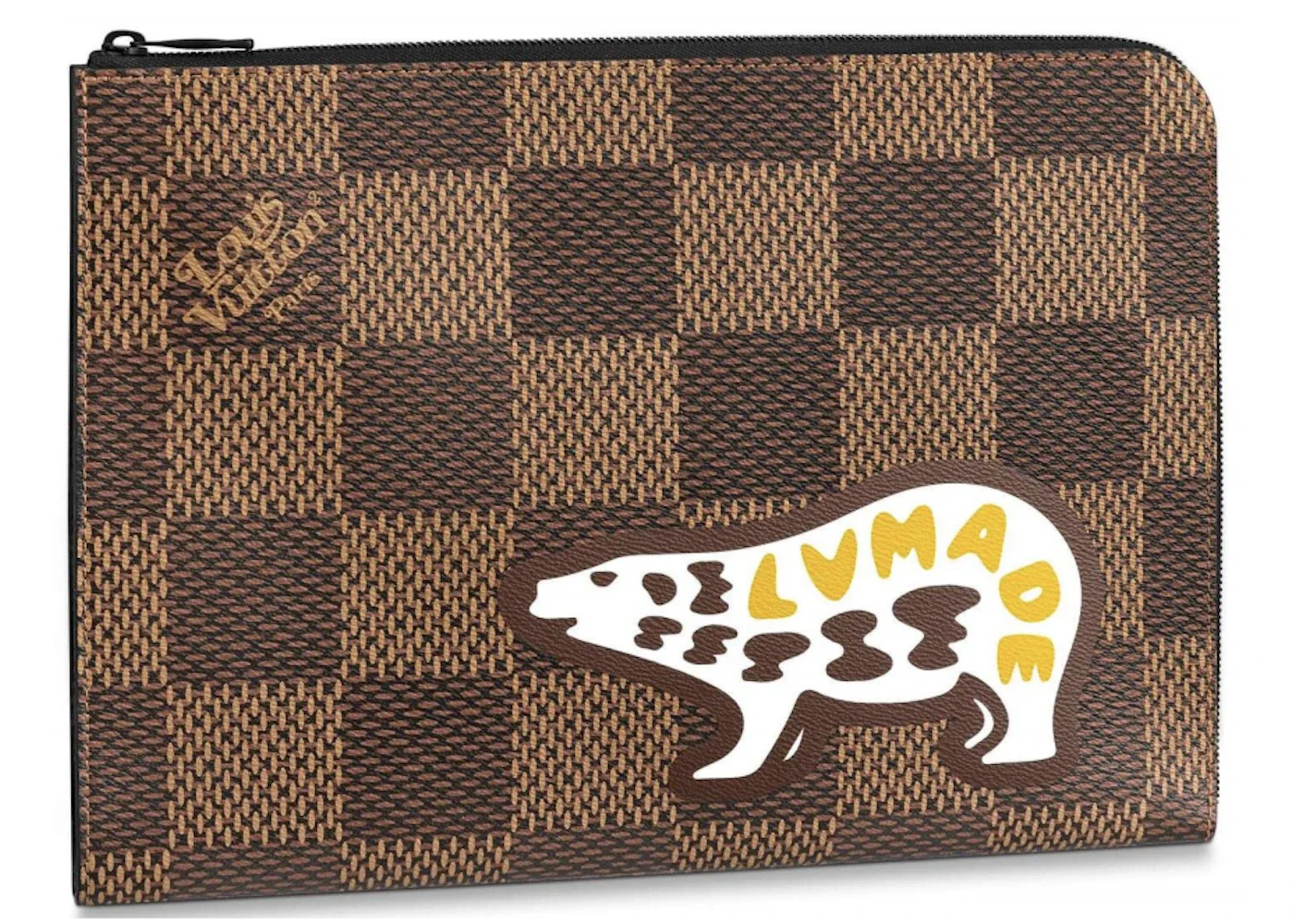 Louis Vuitton x Nigo Pochette Jour Damier Ebene Giant GM Brown - 1